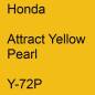 Preview: Honda, Attract Yellow Pearl, Y-72P.